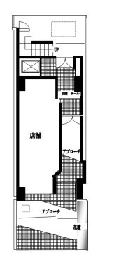 １階　店舗間取図(間取)