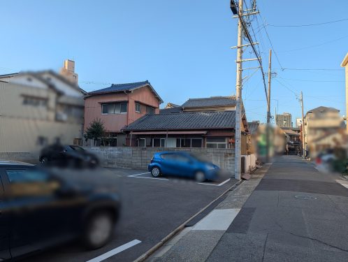 公道幅員約６ｍ (外観)